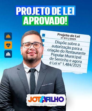 Município de Serrinha ganhará Restaurante popular Municipal 