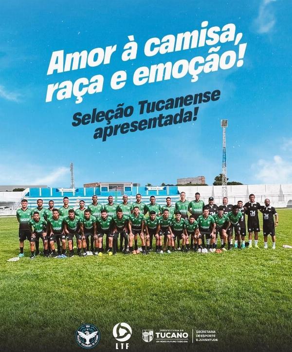 Seleção de é apresentada aos público para disputar o Campeonato Intermunicipal de 2025