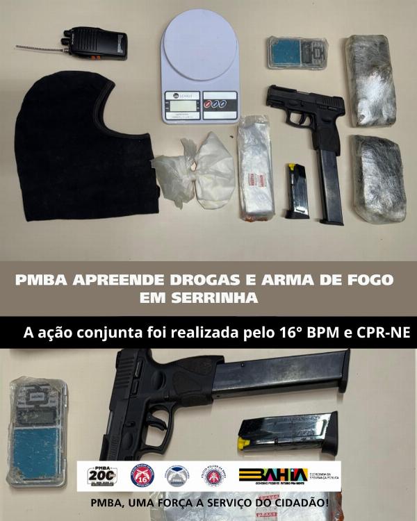 Suspeito morre e Polícia Militar aprende material ilícito na zona rural de Serrinha 