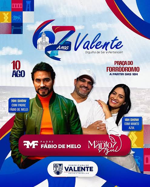 Prefeitura de Valente vai celebrar 67 anos de Emancipação política 