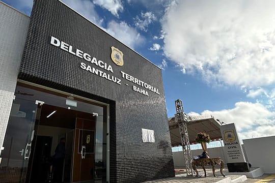 Nova sede da polícia Civil é inaugurada, em  Santaluz na Região do Sisal