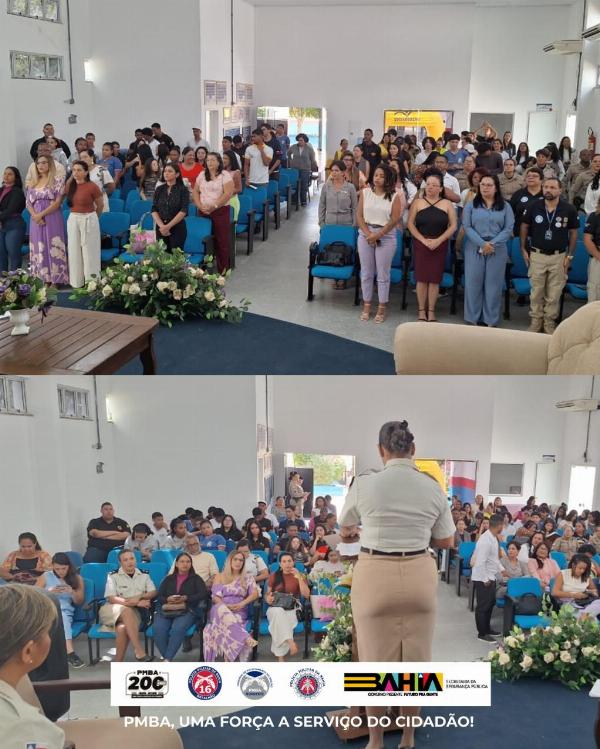 16°BPM: Roda de conversa debate enfrentamento à violência doméstica em Serrinha 