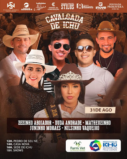 Cavalgada acontece como parte da ExpoIchú neste fim de semana 