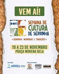 Município de Serrinha realizará Semana da Cultura 