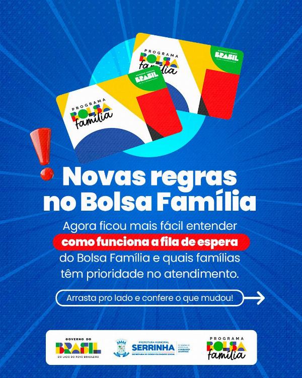 Governo institui novas no Programa Bolsa Família 
