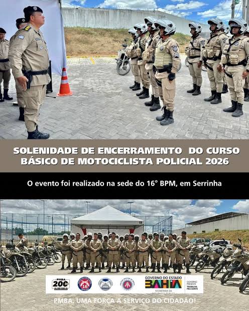 Encerramento do Curso Básico de Motociclista Policial 2026