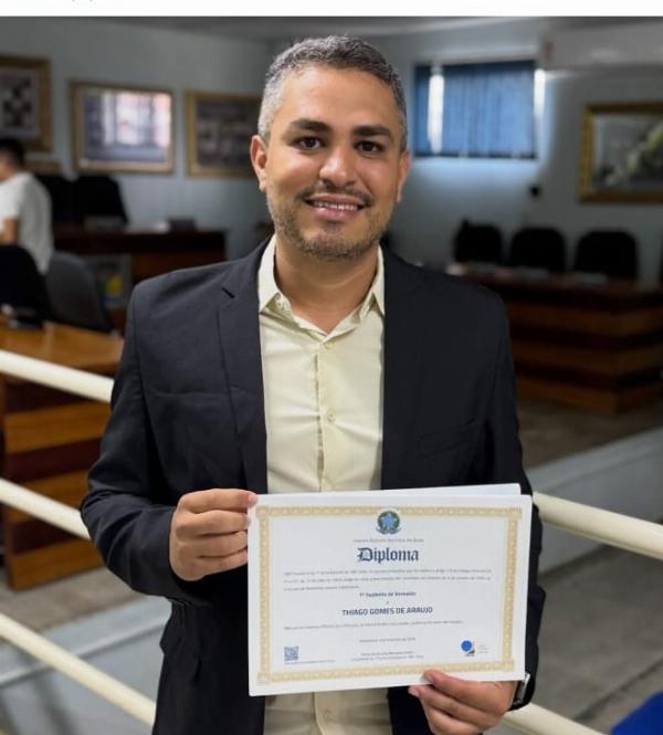 Fisioterapeuta assume mandato de vereador após renuncia de titular na Câmera Municipal de   Nordestina 