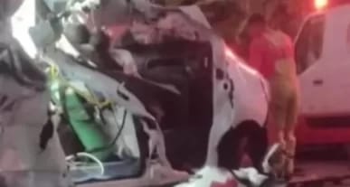 PRF registra acidentes com três mortos no Km 545 da BR-101, em São José da Vitória 