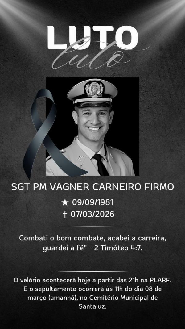 Sargento da Polícia Militar é encontrado morto na zona rural de Santaluz