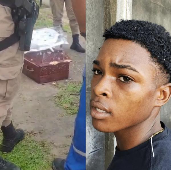 Integrantes de facção invadem cemitério e efetuam disparos de arma de fogo contra caixão, em D'Ávila 