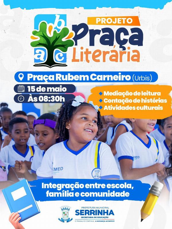 Tem história saindo dos livros e ocupando as praças de Serrinha !