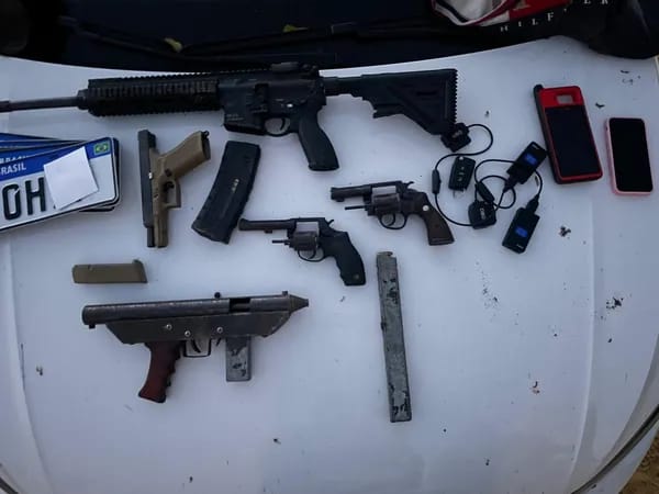 Ação da Polícia Militar termina com apreensão de armas e cinco criminosos mortos no município de Santa Bárbara 
